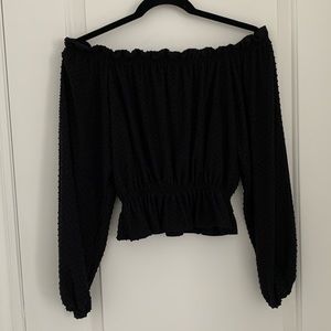 H&M Black Top size XS
